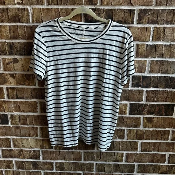 J. Crew Striped T-Shirt - Black and White - Picture 1 of 6